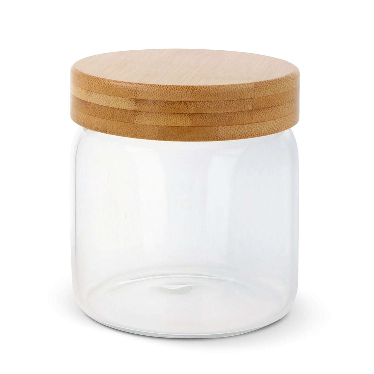 Canister glas & bamboe 600ml